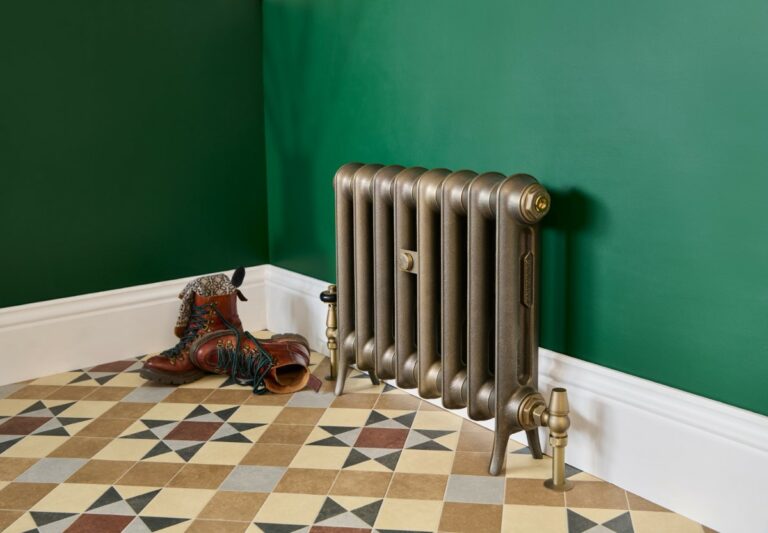 school radiator made from cast iron sections